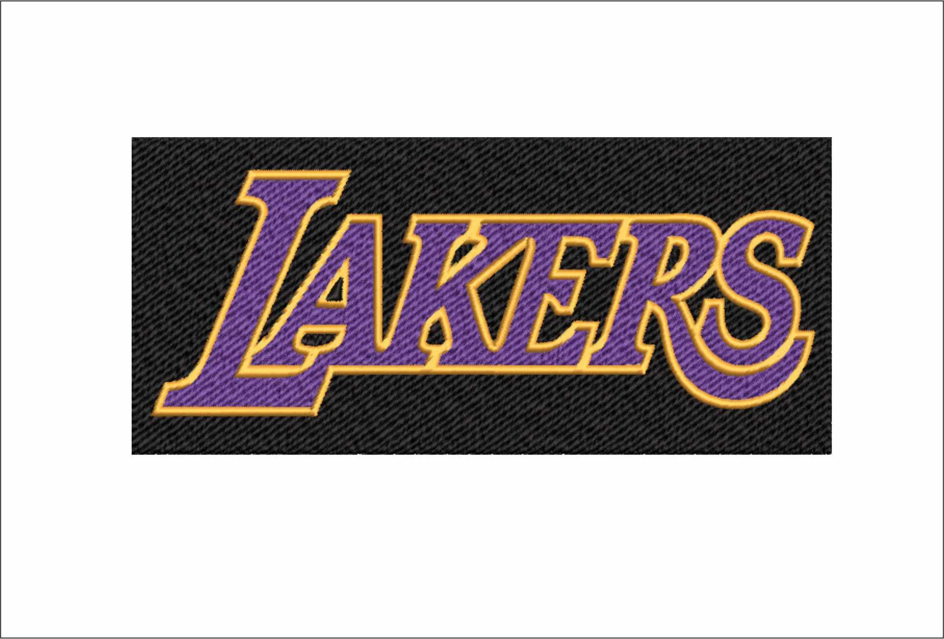 Los Angeles Lakers 2005 NBA Logo  embroidery design -Crypto.com Arena- embroidery  machine pattern embroidery file - instant download