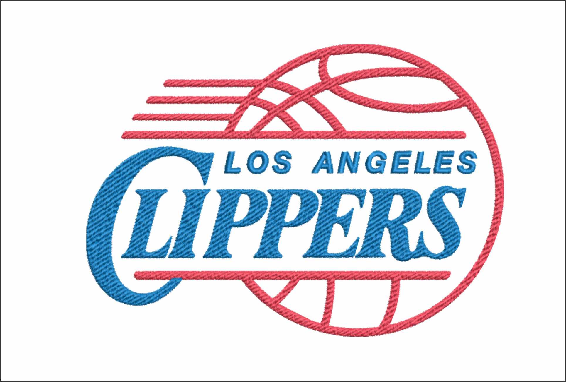 Los Angeles Clippers 1984 NBA Logo  embroidery design -Crypto.com Arena- embroidery  machine pattern embroidery file - instant download