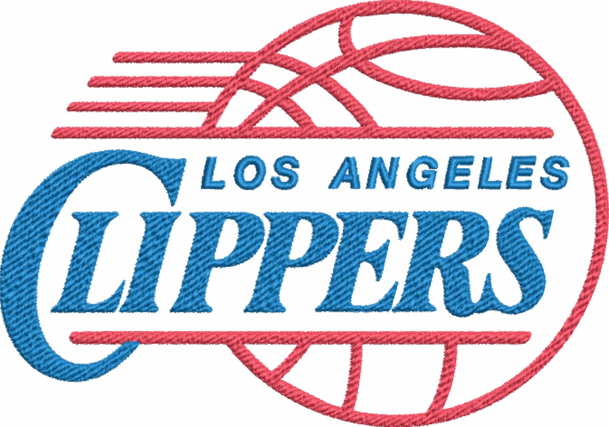 Los Angeles Clippers 1984 NBA Logo  embroidery design -Crypto.com Arena- embroidery  machine pattern embroidery file - instant download — view 2