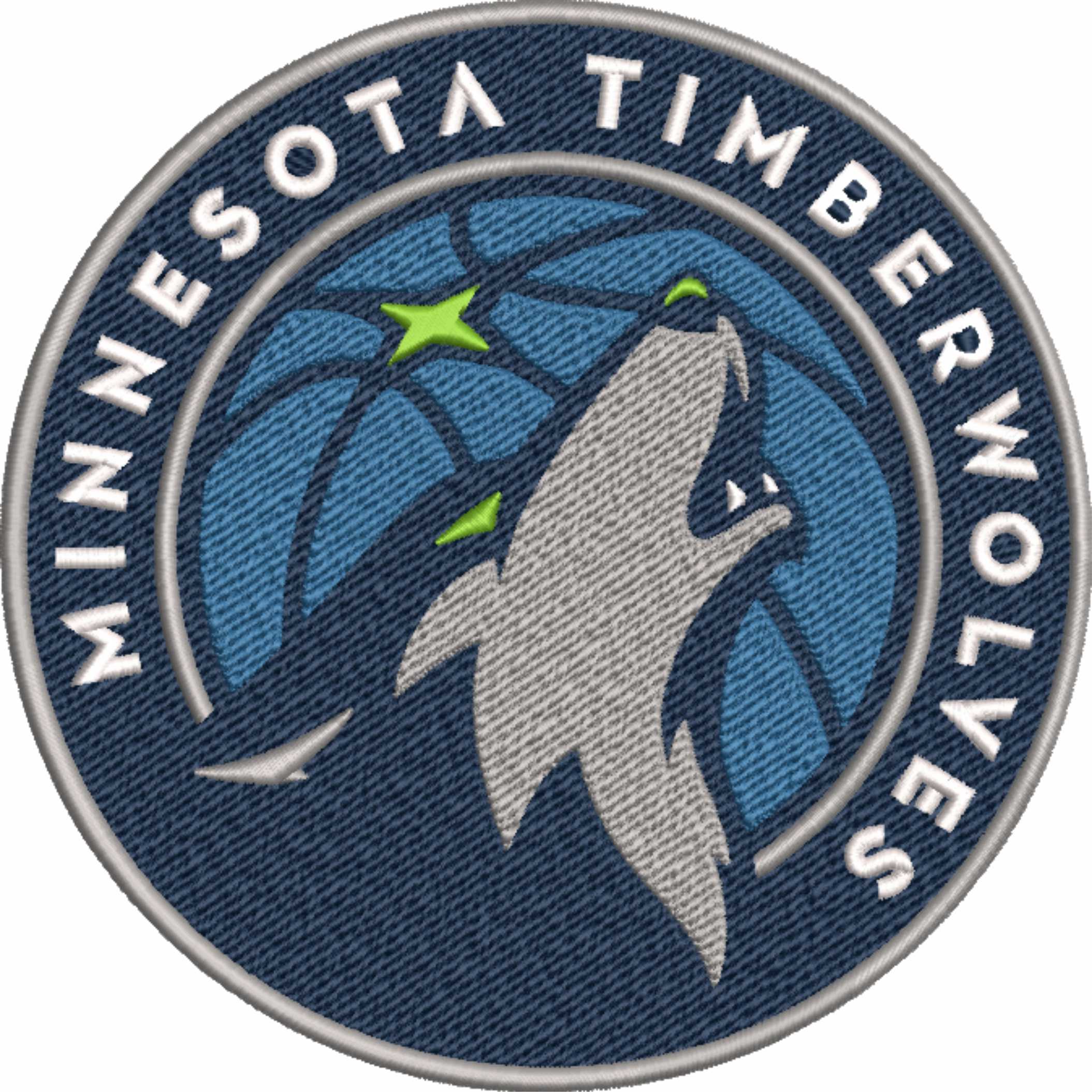 Minnesota Timberwolves NBA Logo  embroidery design -Target Center Arena- embroidery  machine pattern embroidery file - instant download — view 2