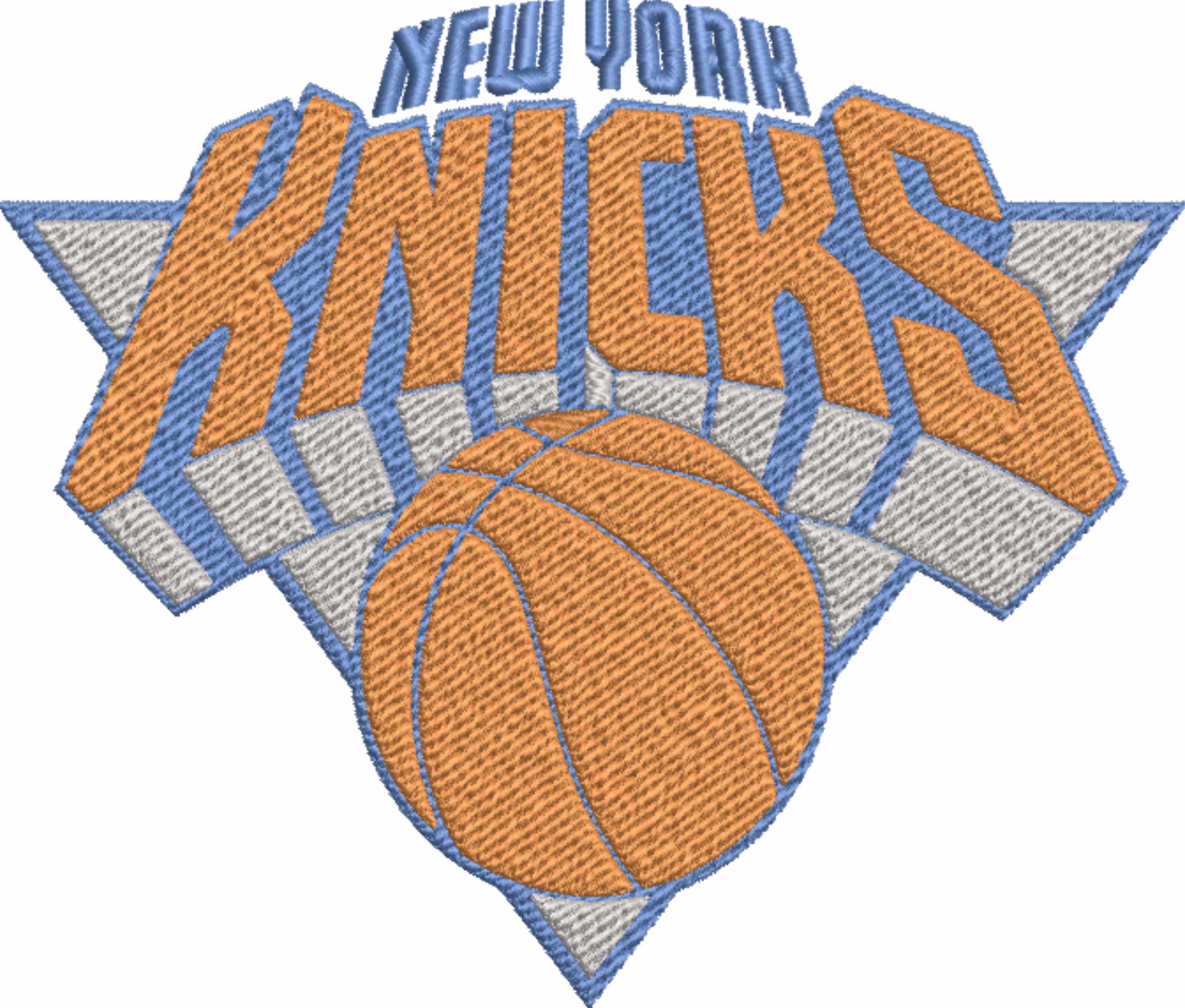 New York Knicks NBA Logo  embroidery design -Madison Square Garden Arena- embroidery  machine pattern embroidery file - instant download — view 2
