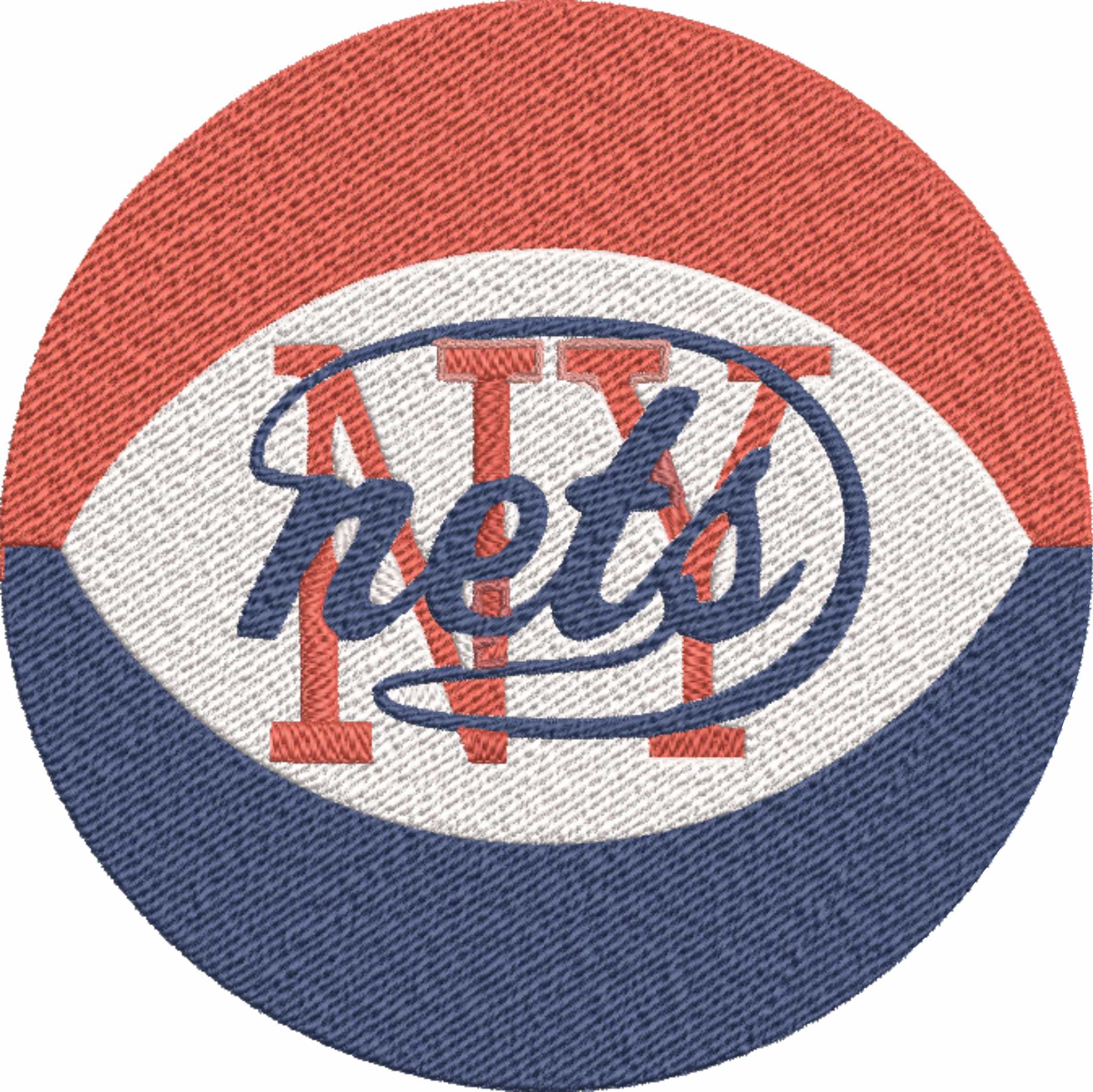 New York Nets 1972-1977  NBA Logo  embroidery design -Madison Square Garden Arena- embroidery  machine pattern embroidery file - instant download — view 2