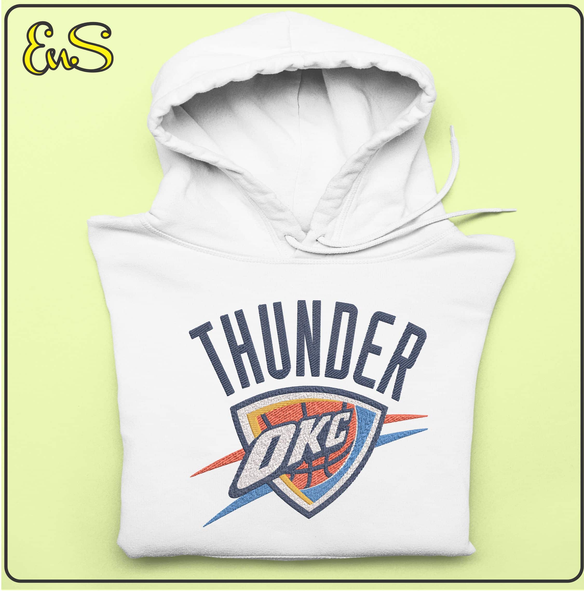 Oklahoma City Thunder  NBA Logo  embroidery design -Paycom Center Arena- embroidery  machine pattern embroidery file - instant download — view 4