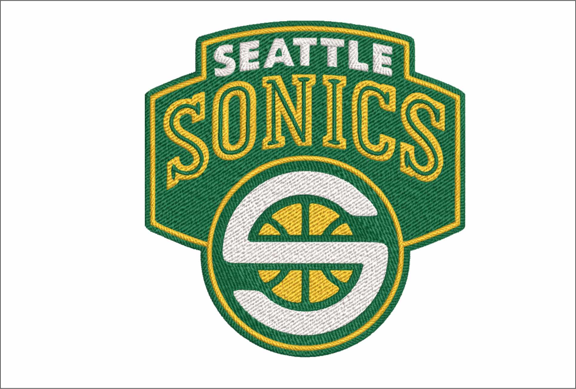 Oklahoma City Thunder 2001 NBA Logo  embroidery design -Paycom Center Arena- embroidery  machine pattern embroidery file - instant download