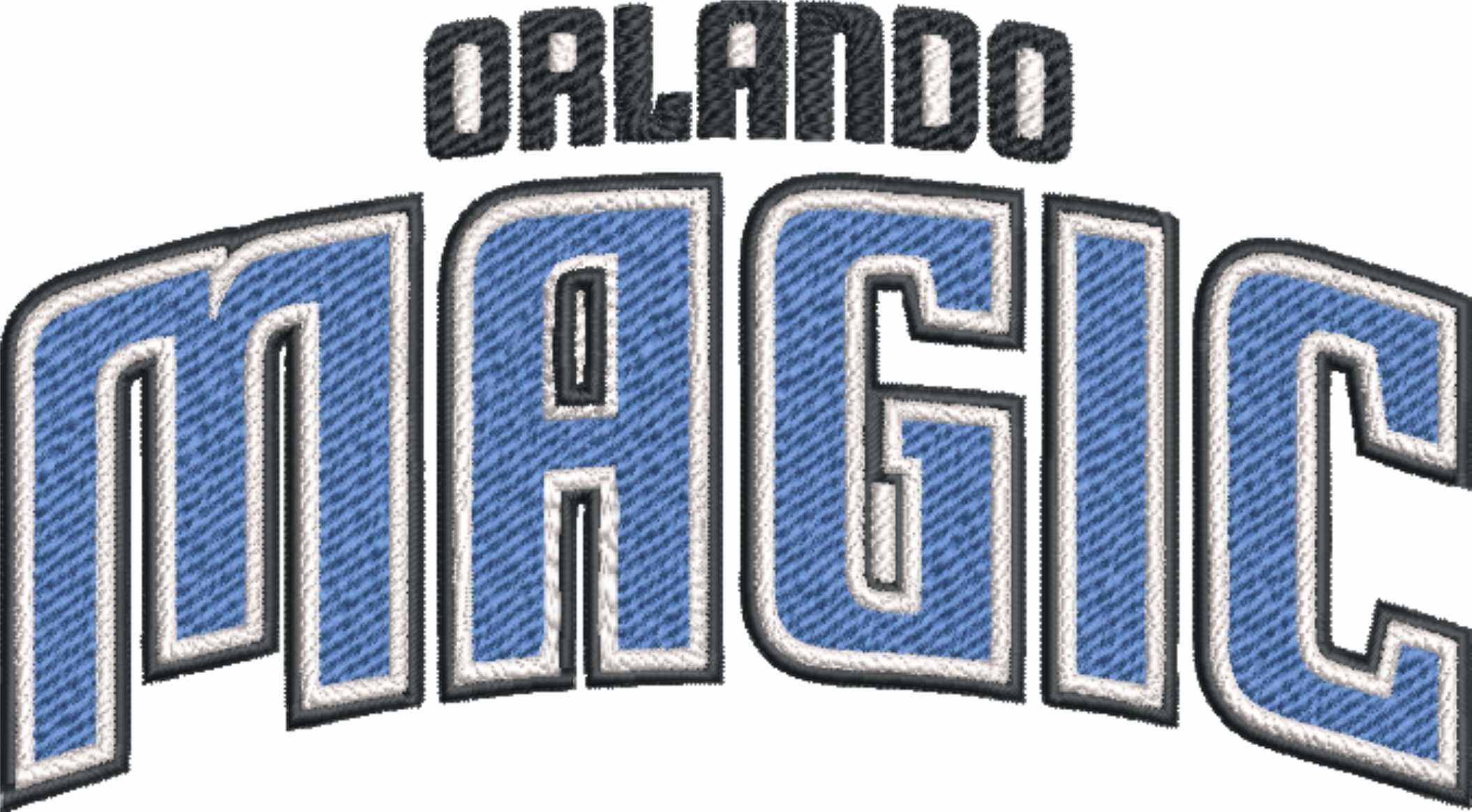 Orlando Magic NBA Logo  embroidery design -Kia Center Arena- embroidery  machine pattern embroidery file - instant download — view 2