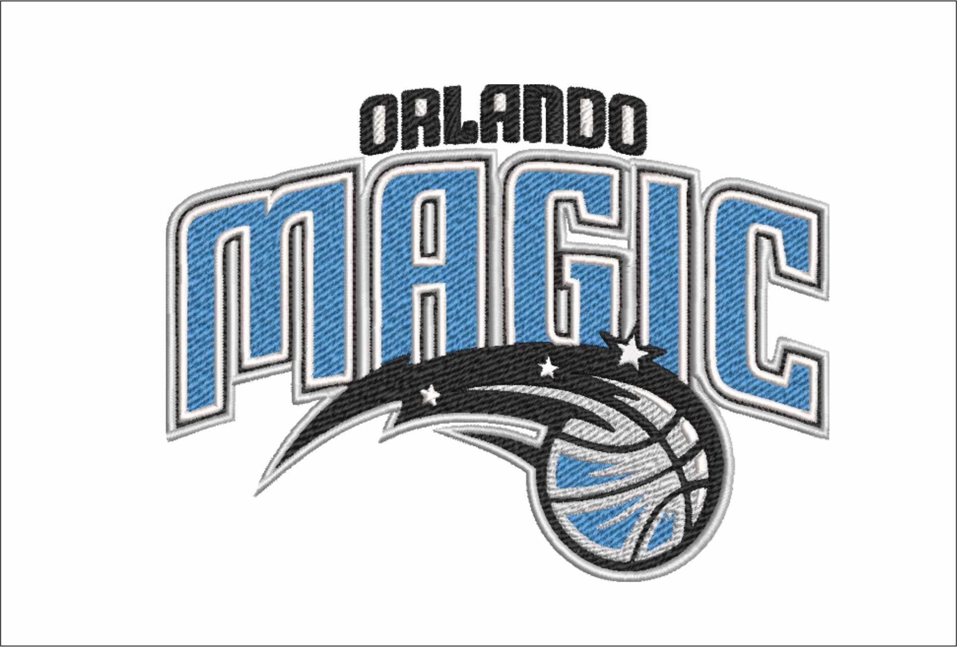 Orlando Magic NBA Logo  embroidery design -Kia Center Arena- embroidery  machine pattern embroidery file - instant download
