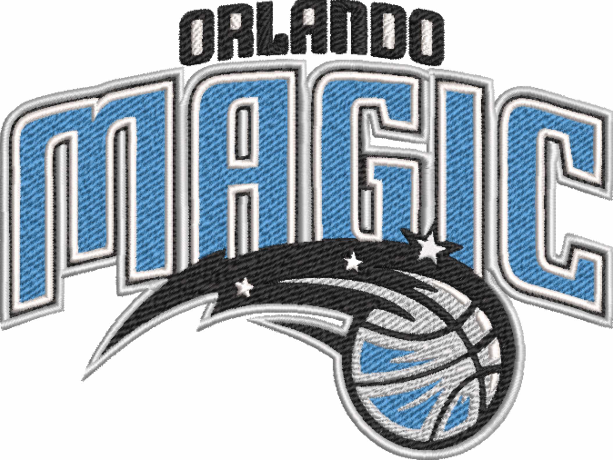 Orlando Magic NBA Logo  embroidery design -Kia Center Arena- embroidery  machine pattern embroidery file - instant download — view 2