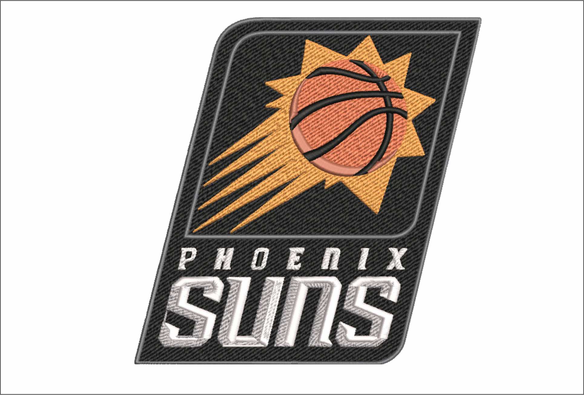 Phoenix Suns NBA Logo  embroidery design -Footprint Center Arena- embroidery  machine pattern embroidery file - instant download