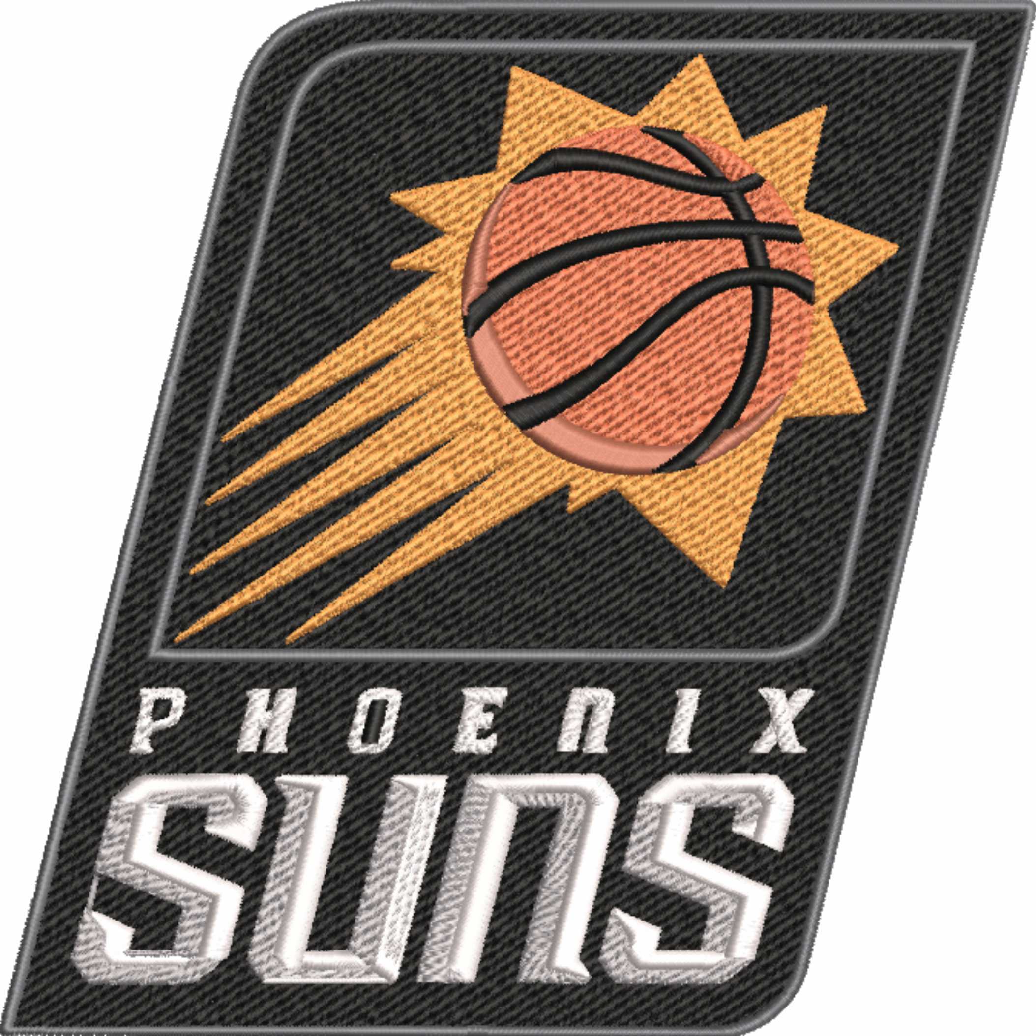 Phoenix Suns NBA Logo  embroidery design -Footprint Center Arena- embroidery  machine pattern embroidery file - instant download — view 2