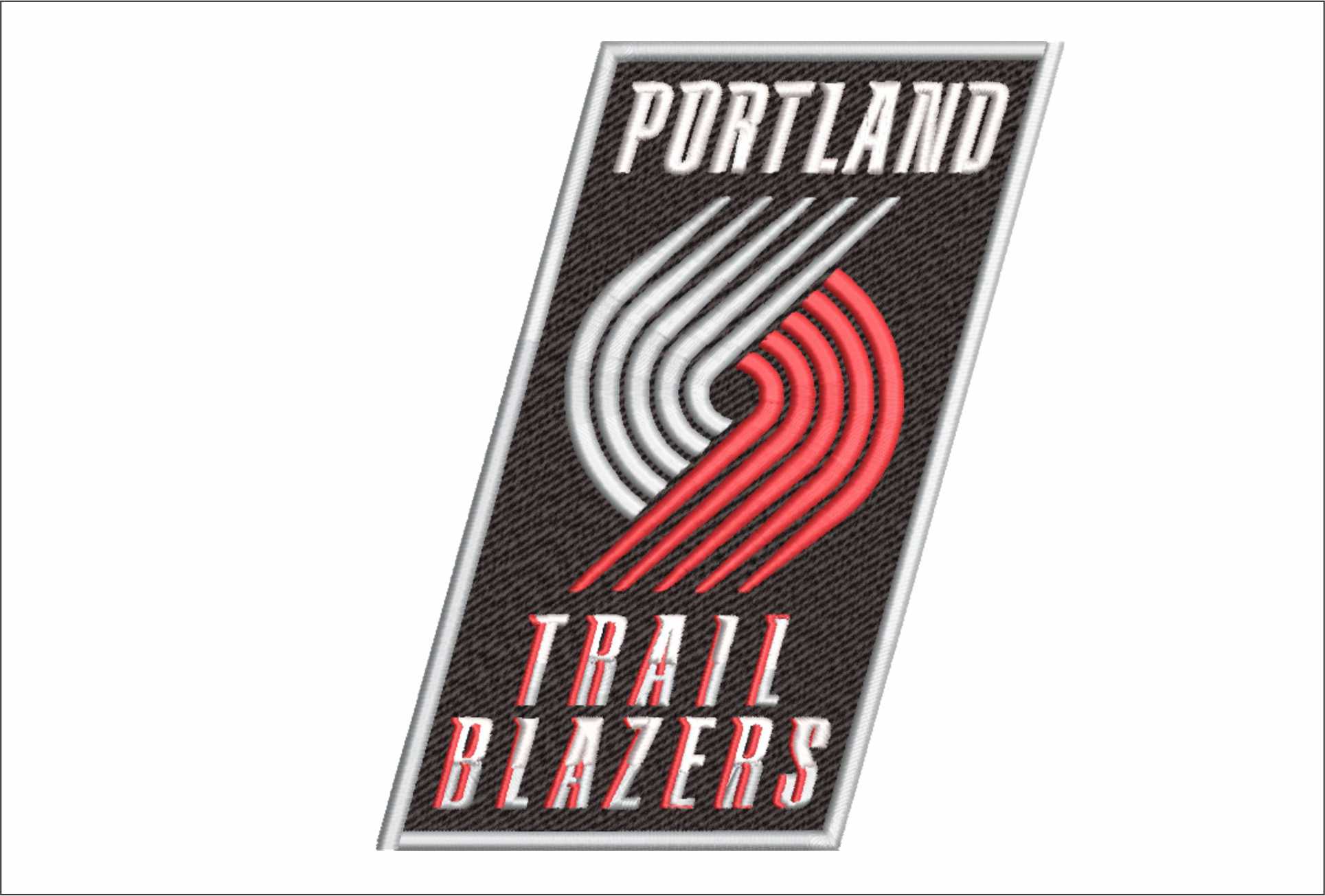 Portland Trail Blazers 2004 NBA Logo  embroidery design -Moda Center Arena- embroidery  machine pattern embroidery file - instant download