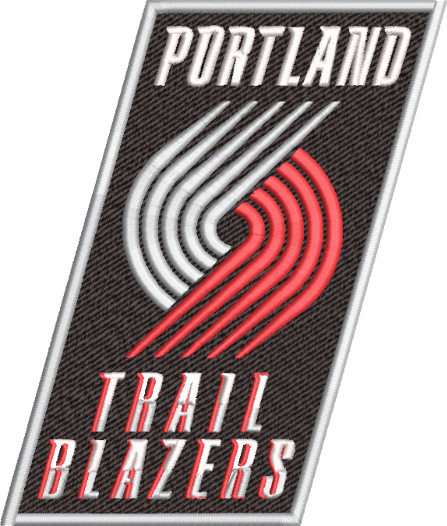 Portland Trail Blazers 2004 NBA Logo  embroidery design -Moda Center Arena- embroidery  machine pattern embroidery file - instant download — view 2
