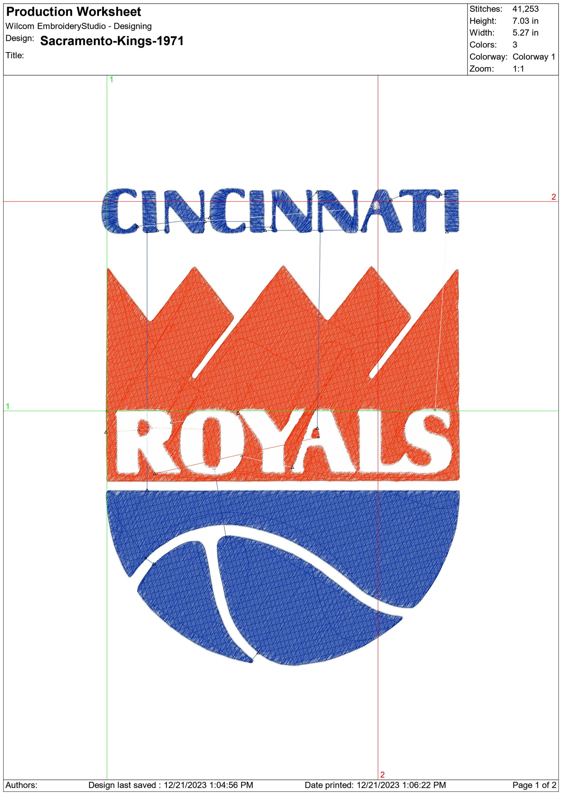 Sacramento Kings NBA Logo  embroidery design -Golden 1 Center Arena- embroidery  machine pattern embroidery file - instant download — view 3