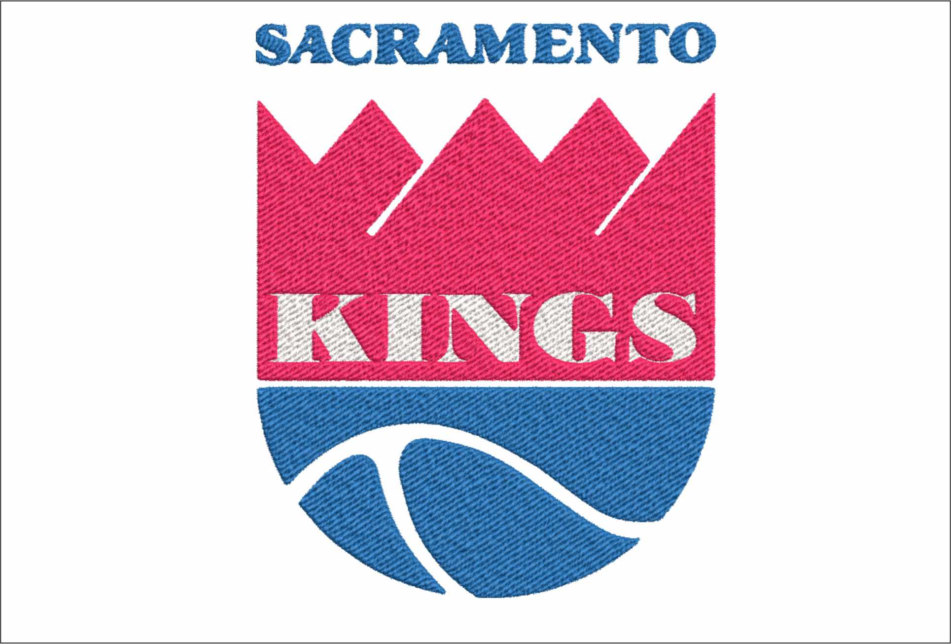 Sacramento Kings 1986 NBA Logo  embroidery design -Golden 1 Center Arena- embroidery  machine pattern embroidery file - instant download