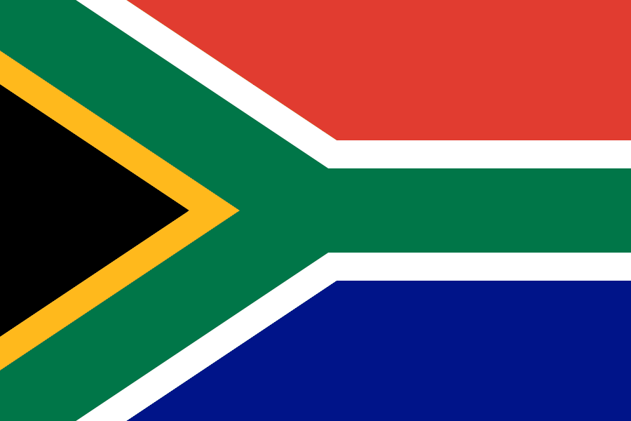 South African Flag, National Flag, Mineral Wealth, red, white, blue, gold, green, black, machine pattern embroidery file - instant download — view 4
