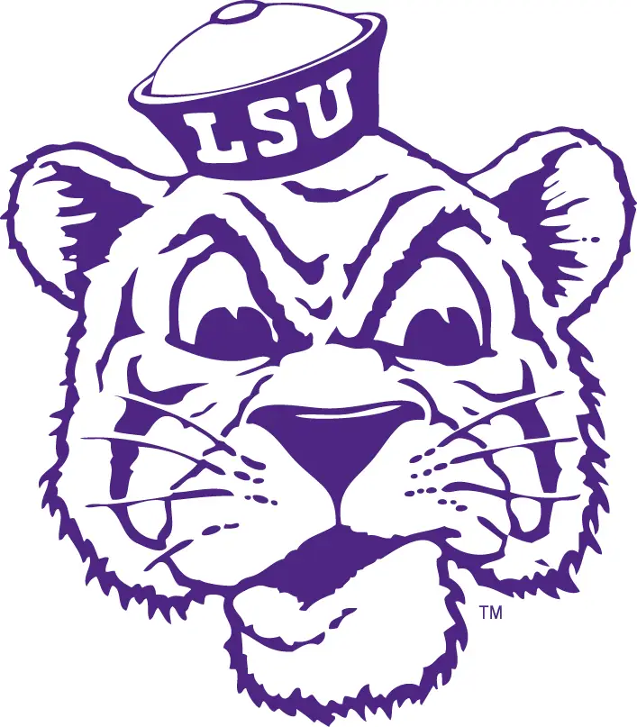 LSU Tigers 1955 Outline embroidery design - Fighting Tigers Logo - Louisiana State University  Logo  embroidery machine  pattern embroidery file — view 4