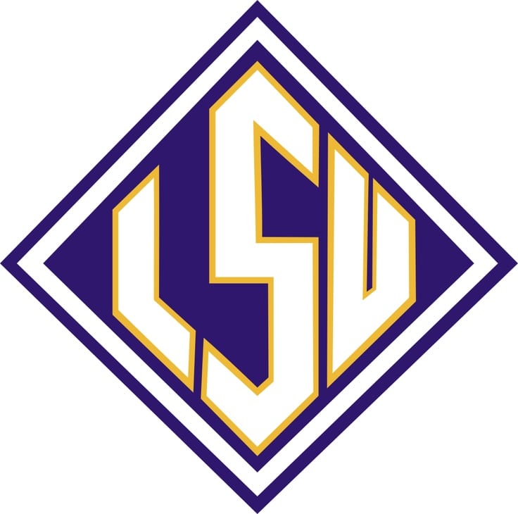 LSU Tigers Diamond embroidery design - Fighting Tigers Logo - Louisiana State University  Logo  embroidery machine  pattern embroidery file - instant download in a frame — view 5