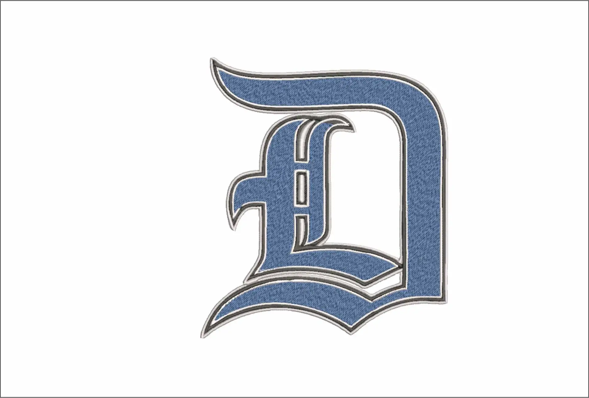 Detroit Lions D NFL embroidery design -Ford Field Detroit Michigan Stadium men's football embroidery machine pattern embroidery file - instant download