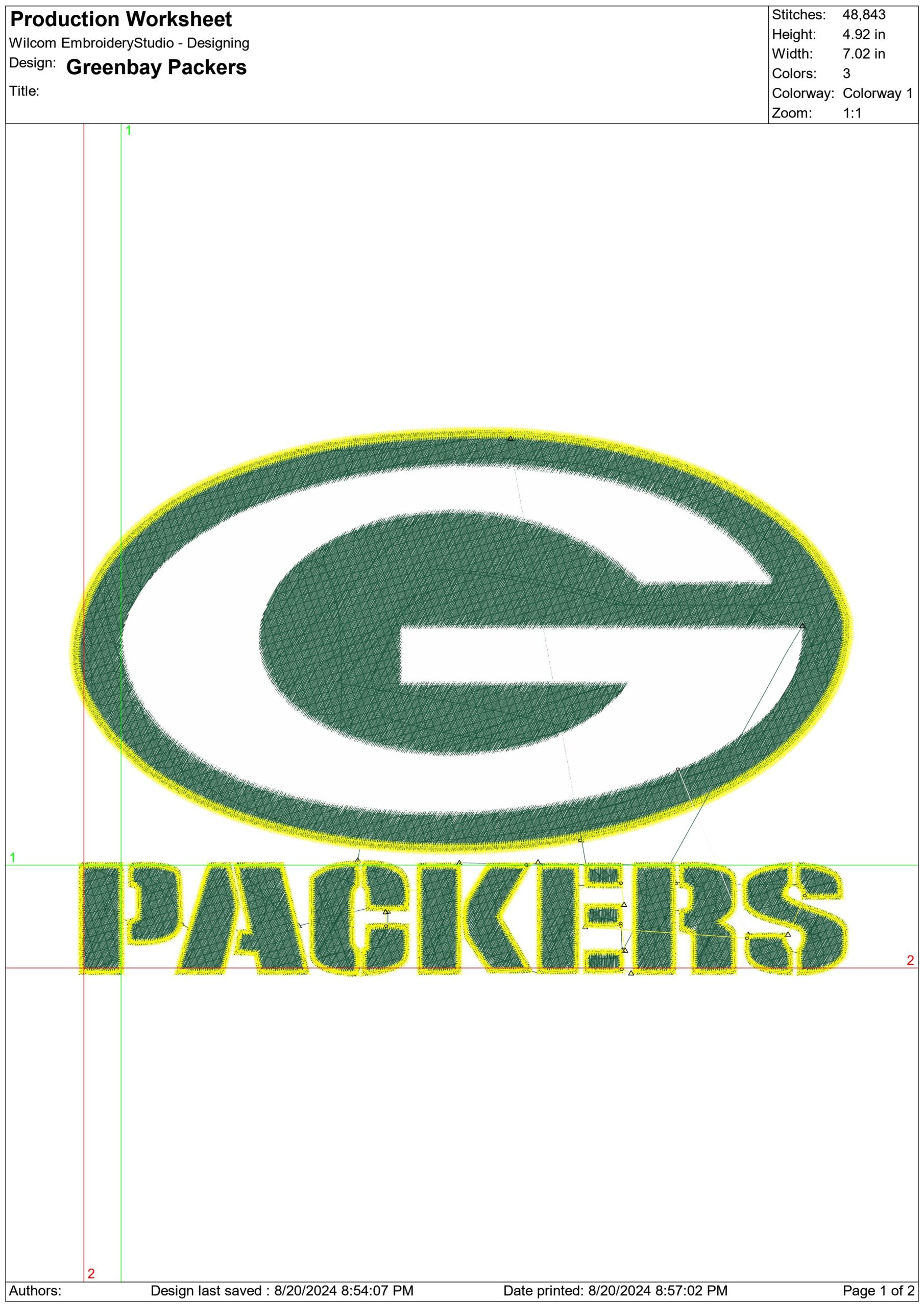 Green Bay Packers Name NFL embroidery design -Lambeau Field Green Bay Wisconsin Stadium men's football embroidery machine pattern embroidery file - instant download — view 2