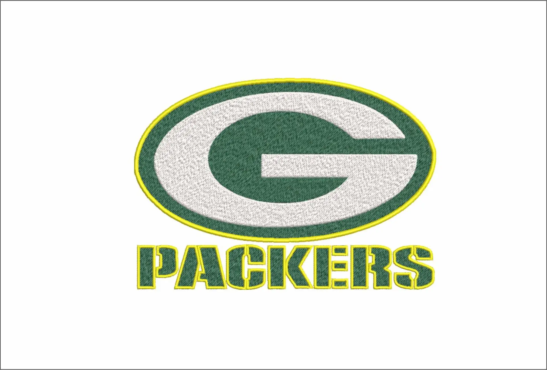 Green Bay Packers Name NFL embroidery design -Lambeau Field Green Bay Wisconsin Stadium men's football embroidery machine pattern embroidery file - instant download