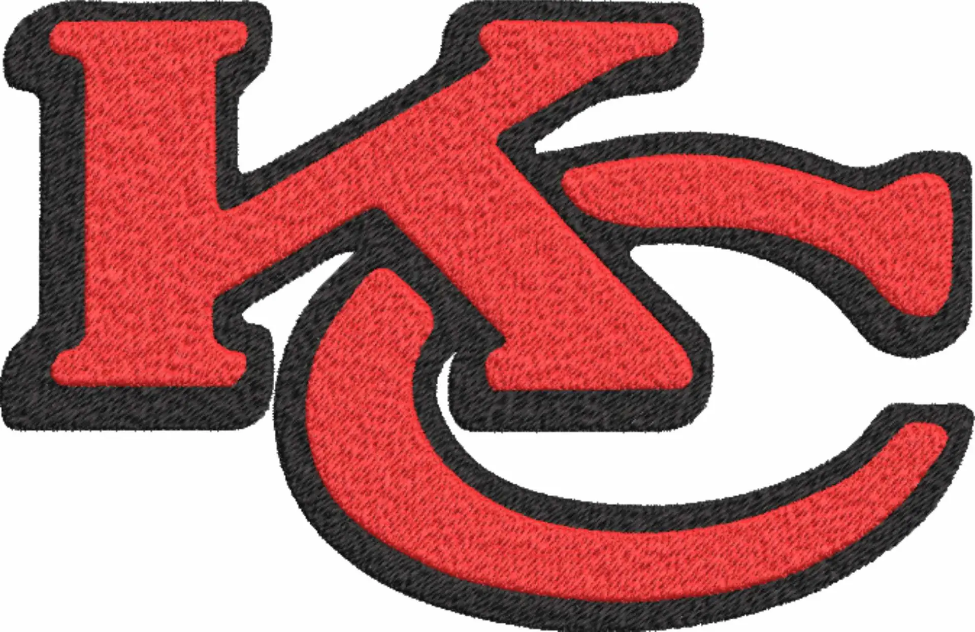 Kansas City Chiefs KC NFL embroidery design -Arrowhead Stadium men's football embroidery machine pattern embroidery file - instant download — view 2