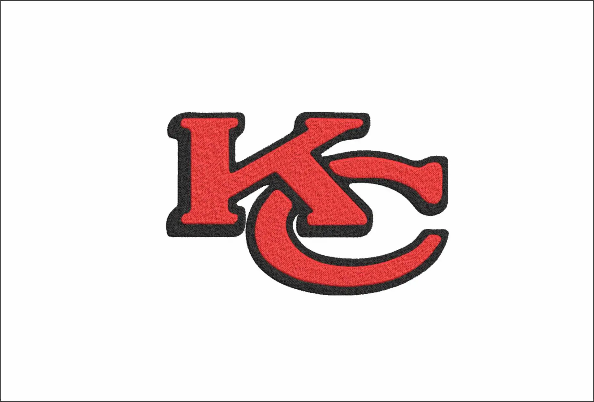 Kansas City Chiefs KC NFL embroidery design -Arrowhead Stadium men's football embroidery machine pattern embroidery file - instant download