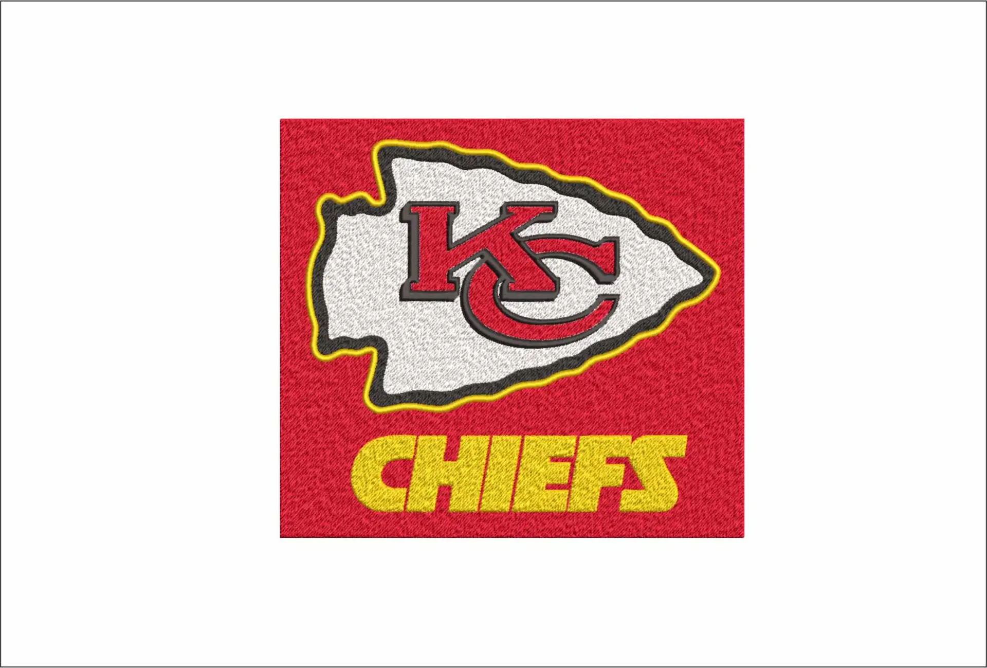 Kansas City Arrow Chiefs NFL embroidery design -Arrowhead Stadium men's football embroidery machine pattern embroidery file - instant download