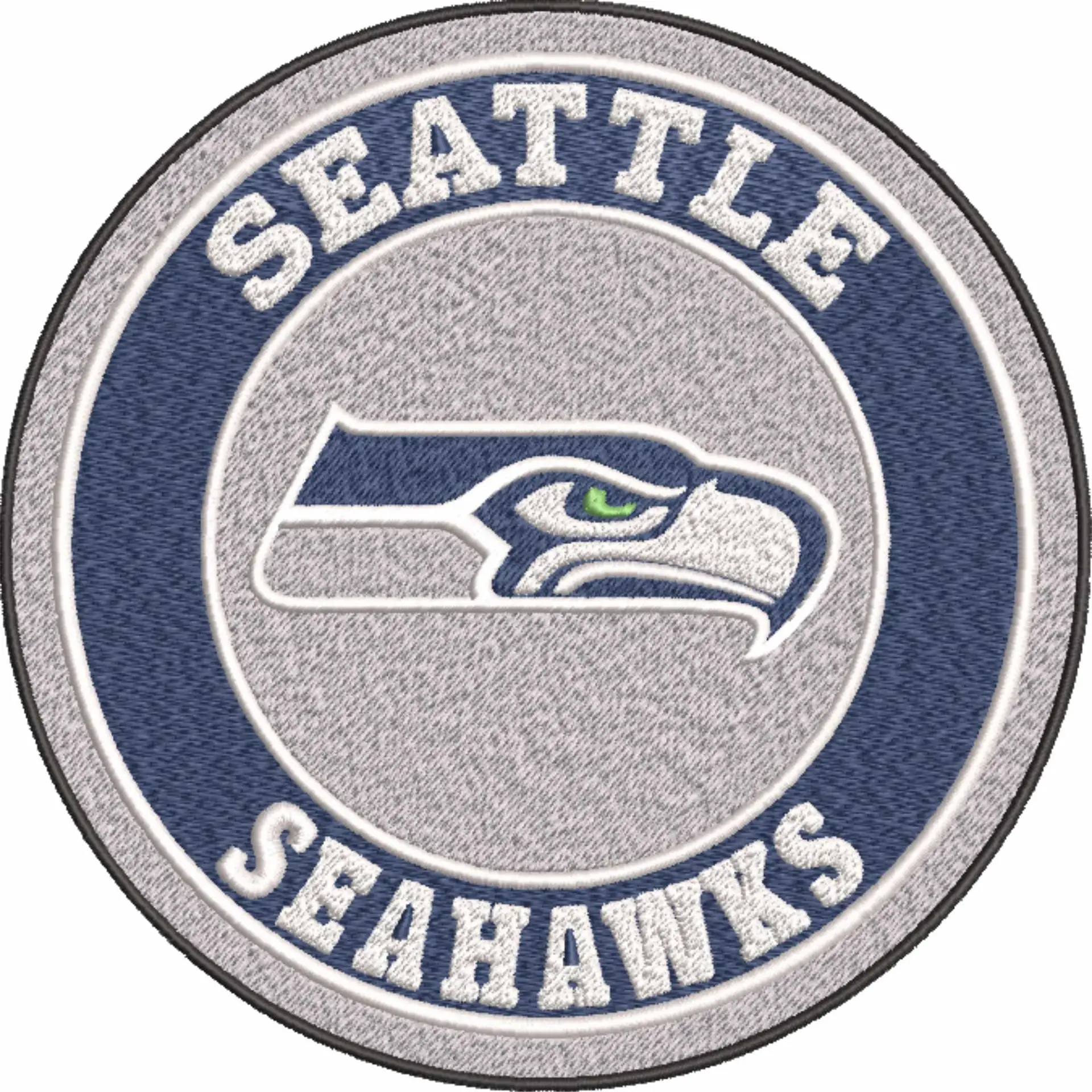 Seattle Seahawks Emblem NFL embroidery design -Lumen Field Stadium men's football embroidery machine pattern embroidery file - instant download — view 4