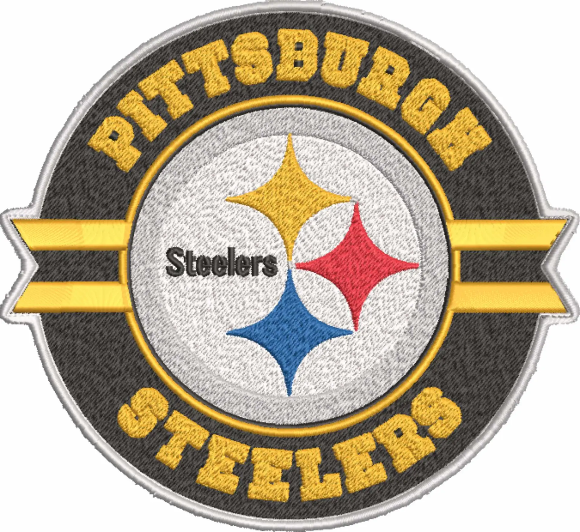 Pittsburgh Steelers emblem NFL embroidery design -Acrisure Stadium men's football embroidery machine pattern embroidery file - instant download — view 4