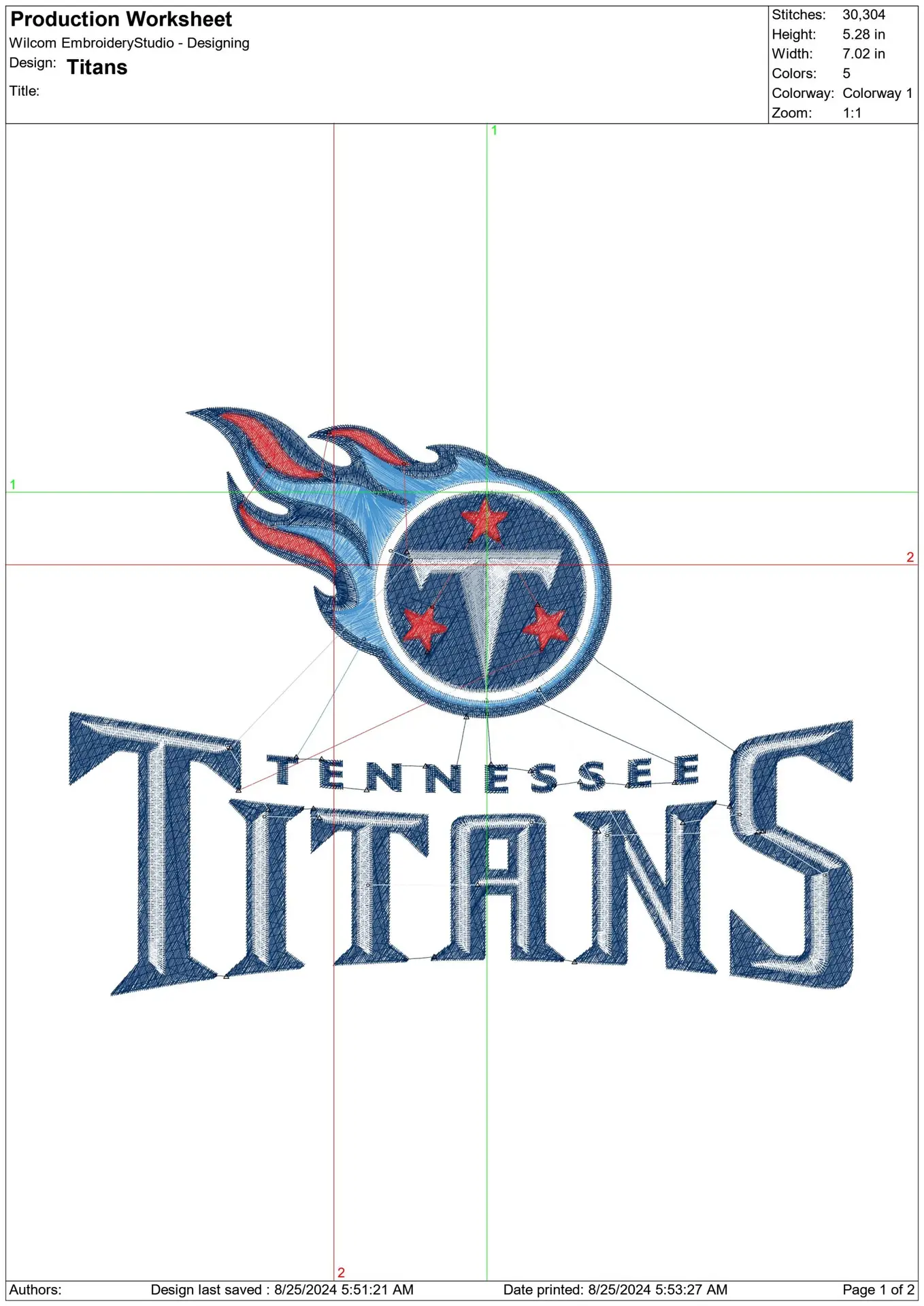 Tennessee Titans Emblem NFL embroidery design -Nissan Stadium men's football embroidery machine pattern embroidery file - instant download — view 2