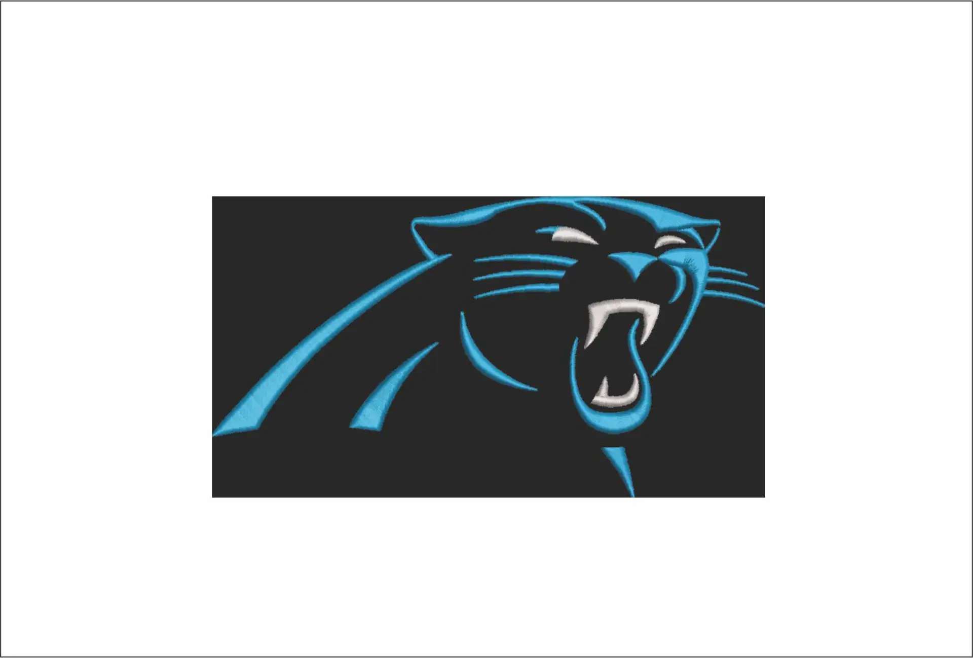 Carolina Panthers Outline NFL embroidery design -Bank of America Stadium  men's football embroidery machine pattern embroidery file - instant download