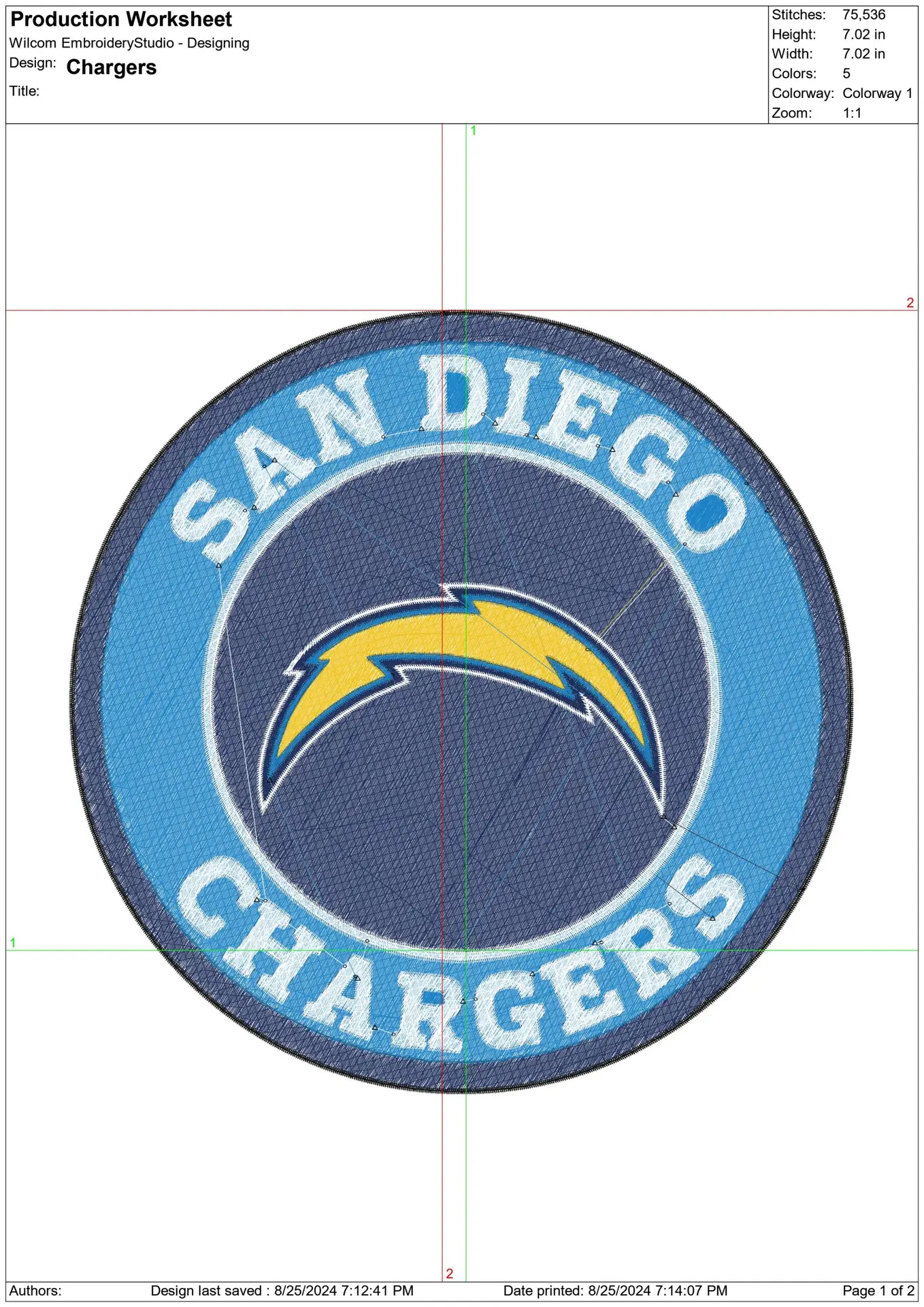 Los Angeles Chargers emblem NFL embroidery design -Sofi men's football embroidery machine pattern embroidery file - instant download — view 2