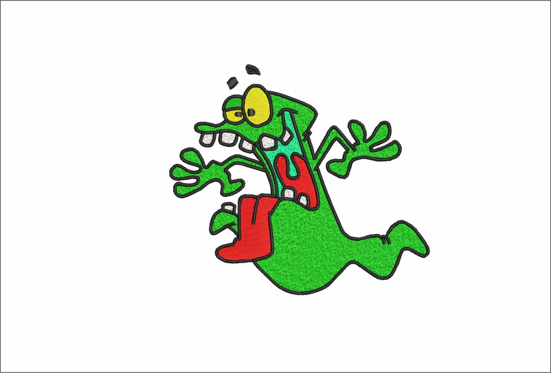 Ghoul - Halloween embroidery design - embroidery file - instant download