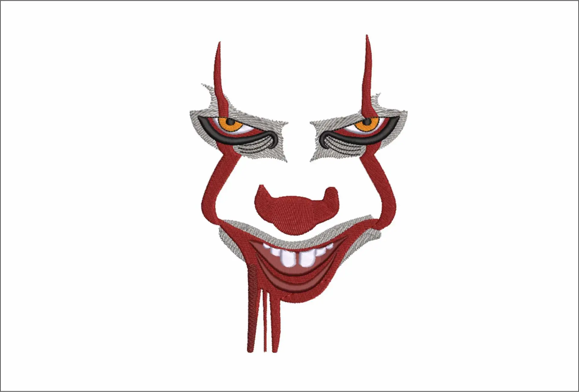 Joker - Halloween embroidery design - embroidery file - instant download