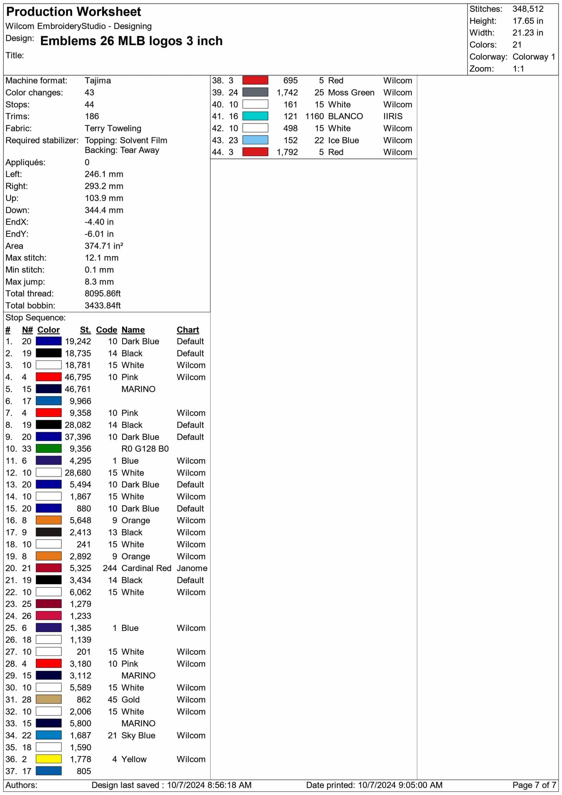 26 Major league Baseball logo - MLB embroidery machine pattern embroidery file - 1 size (3 inch approx) instant download — view 7