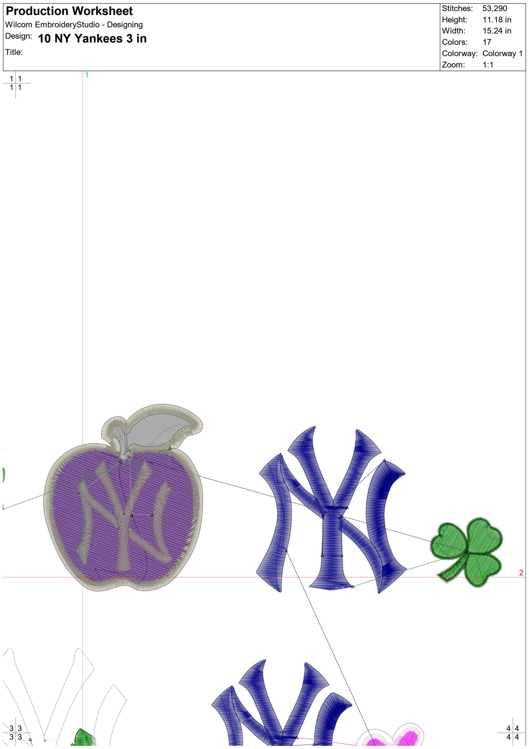 10 NY Yankee Logos - Major league Baseball logo - MLB embroidery machine pattern embroidery file - 1 size instant download — view 3