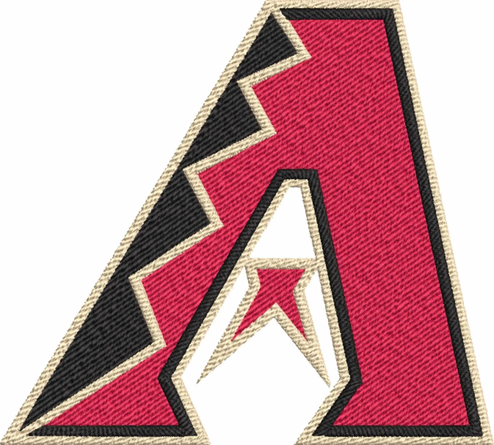 Arizona Diamondbacks Current - Major league Baseball logo - MLB embroidery machine pattern embroidery file - instant download — view 4