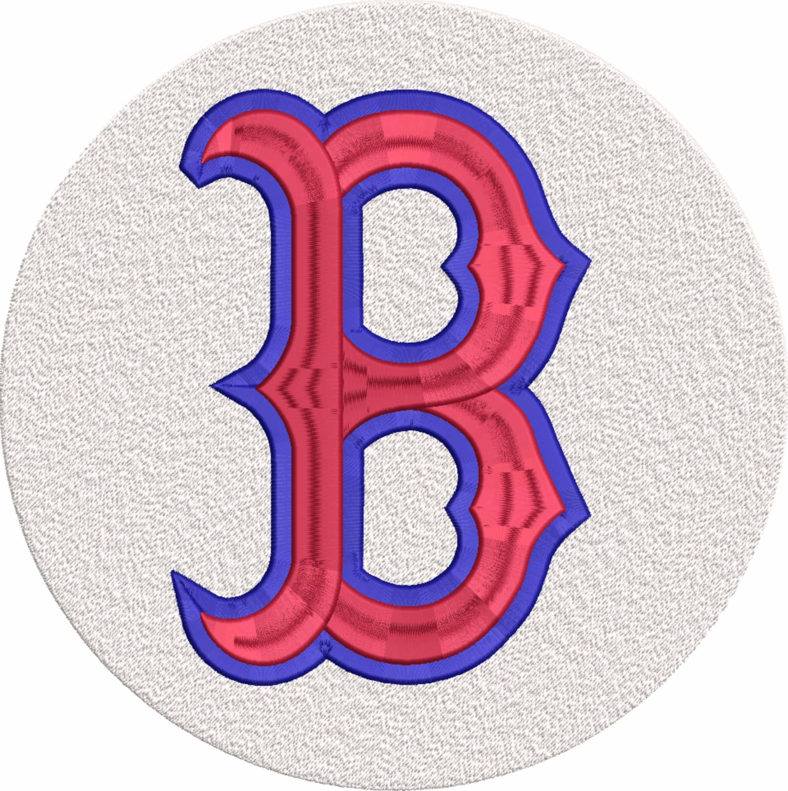 Boston Red Sox Logo - Major league Baseball logo - MLB embroidery machine pattern embroidery file - instant download