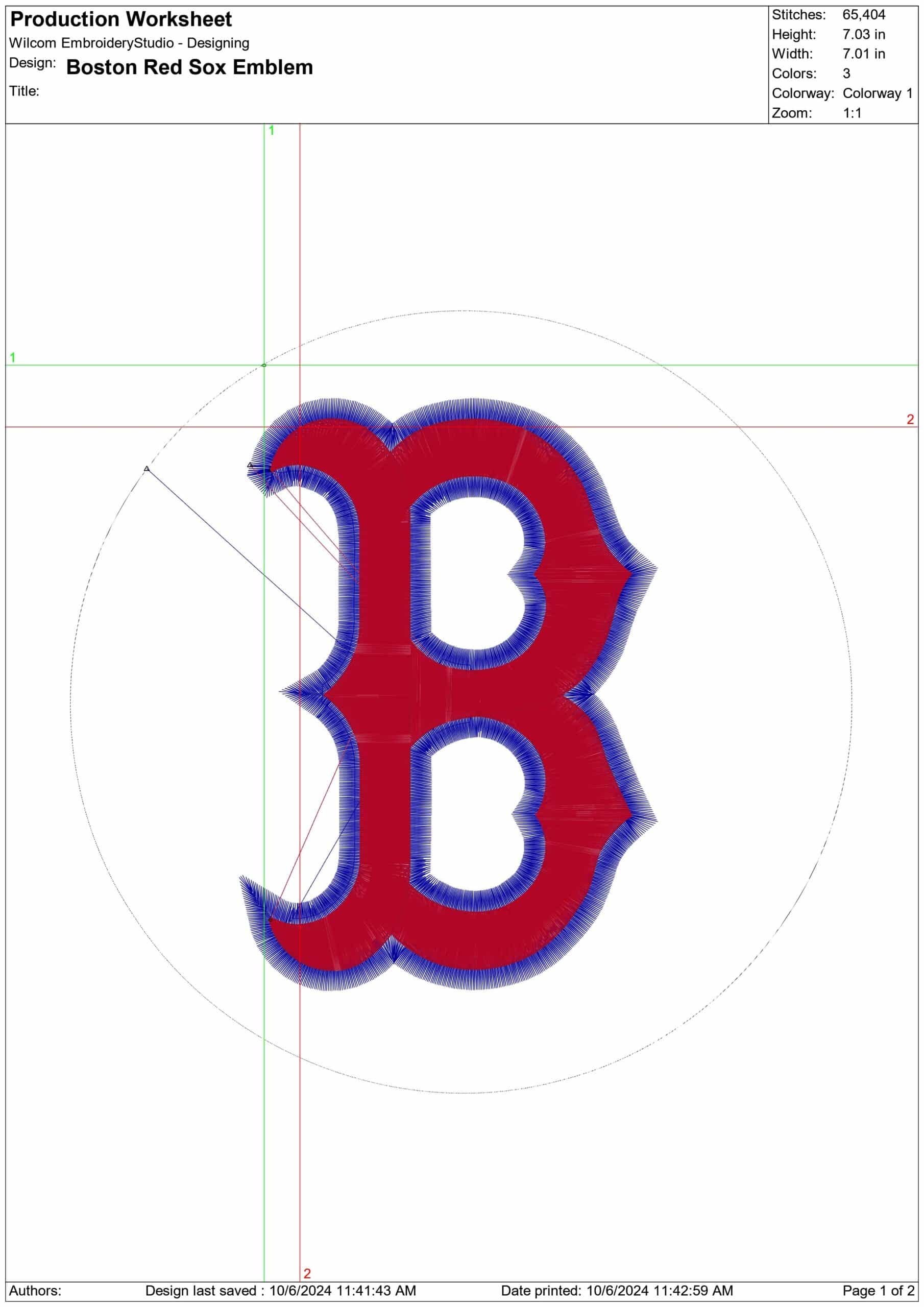 Boston Red Sox Logo - Major league Baseball logo - MLB embroidery machine pattern embroidery file - instant download — view 2