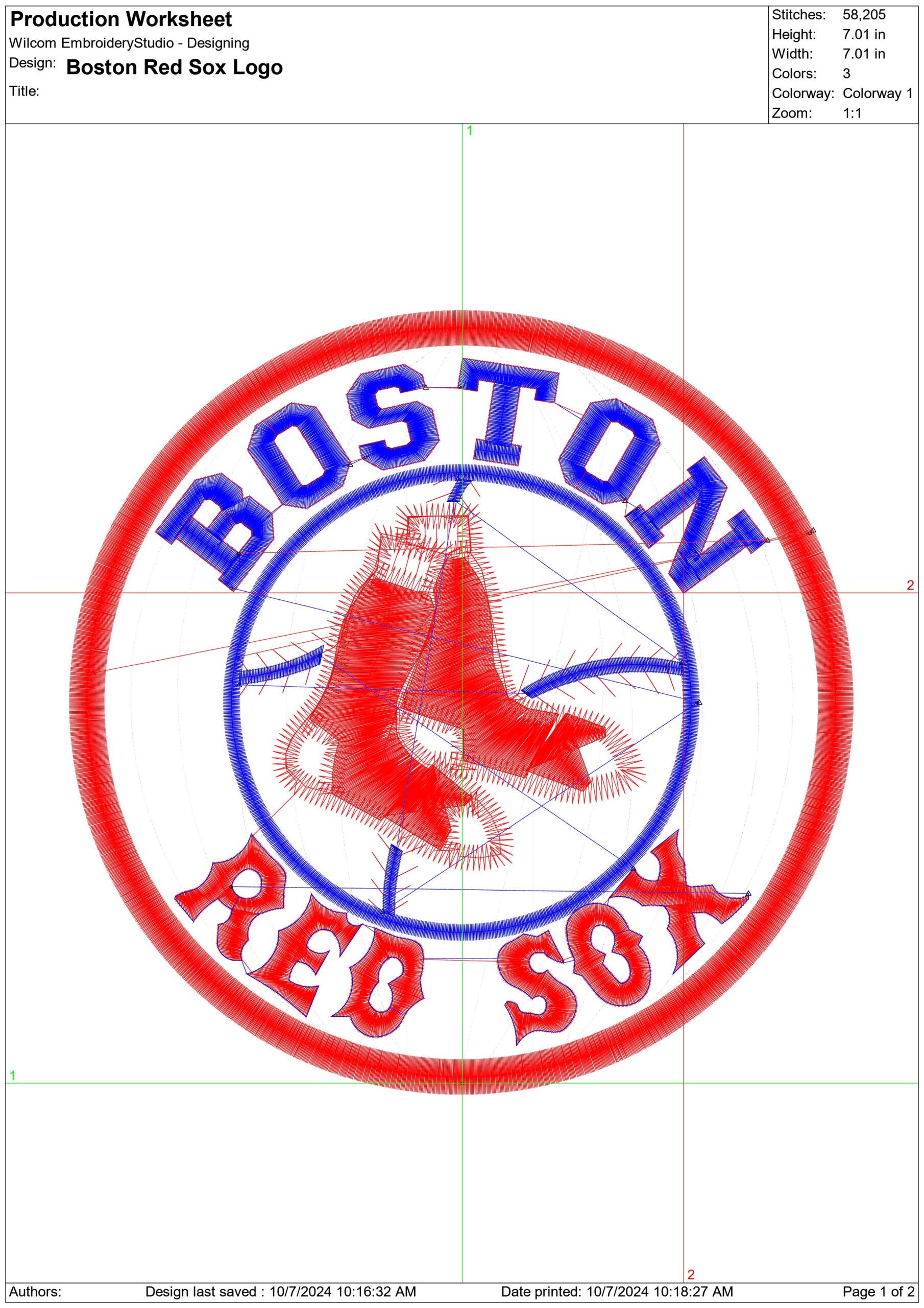 Boston Red Sox emblem - Major league Baseball logo - MLB embroidery machine pattern embroidery file - instant download — view 2