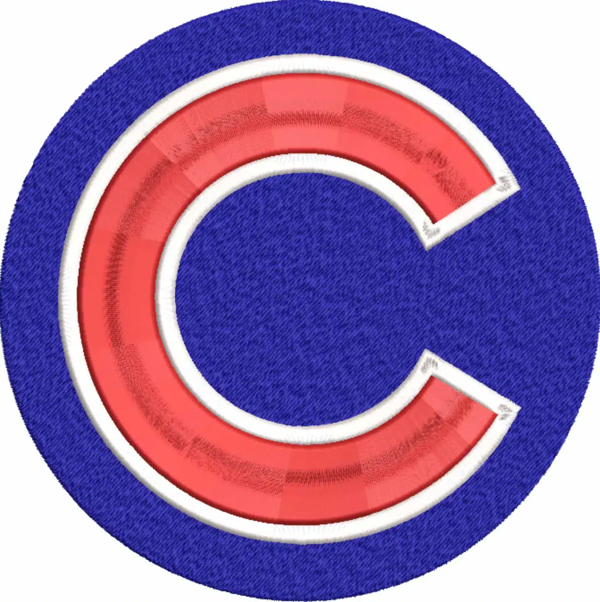 Chicago Cubs emblem - Major league Baseball logo - MLB embroidery machine pattern embroidery file - instant download