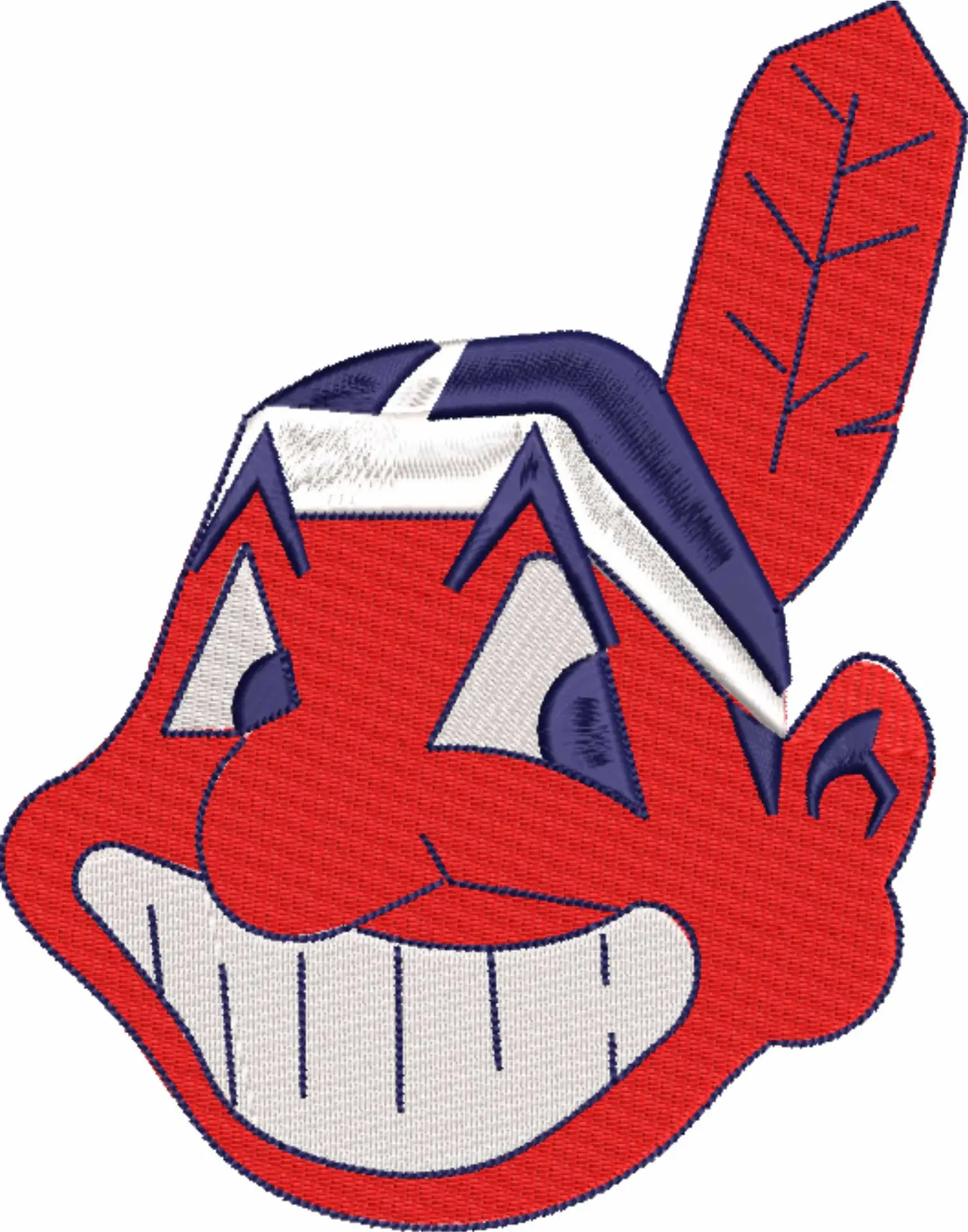 Cleveland Indians - Major league Baseball logo - MLB embroidery machine pattern embroidery file - instant download