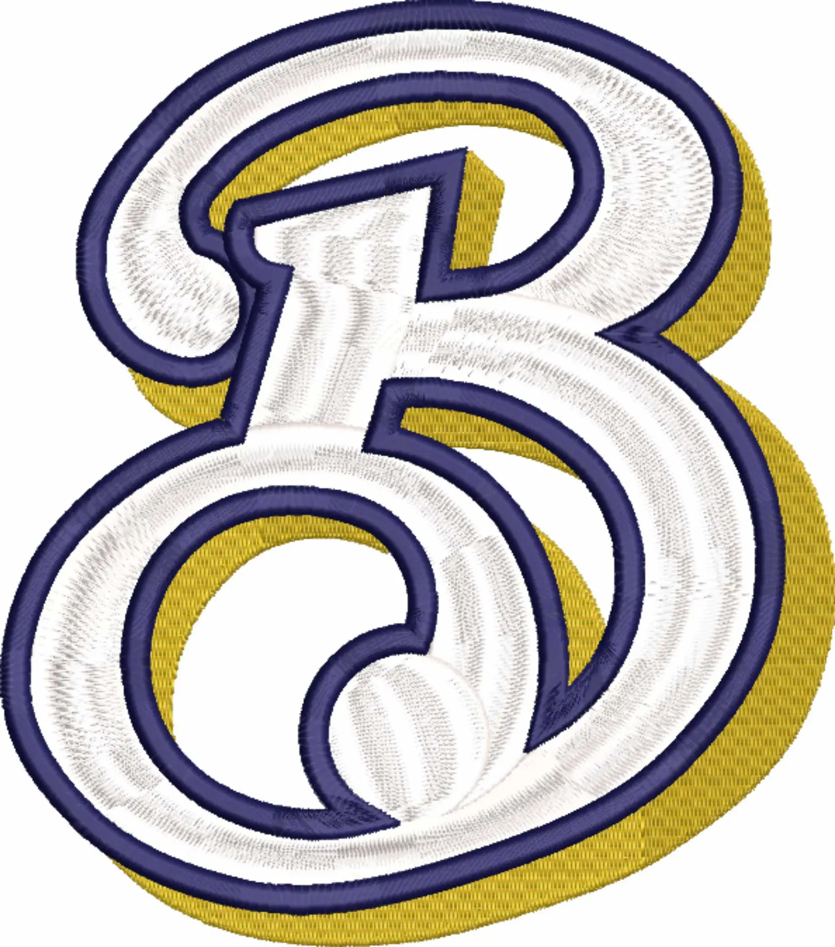 Milwaukee  B Brewers - Major league Baseball logo - MLB embroidery machine pattern embroidery file - instant download