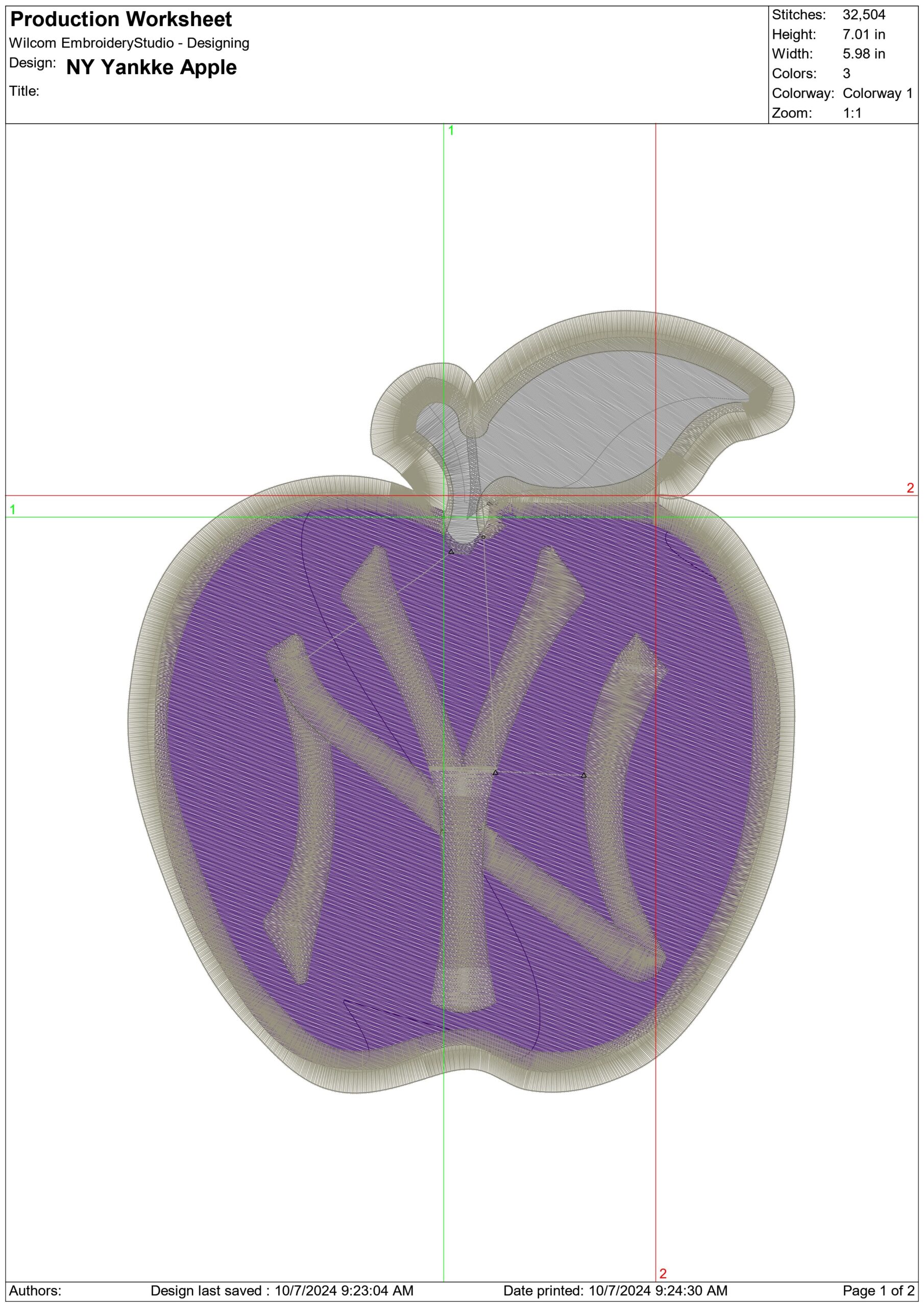 New York Yankees Apple - Major league Baseball logo - MLB embroidery machine pattern embroidery file - instant download — view 3