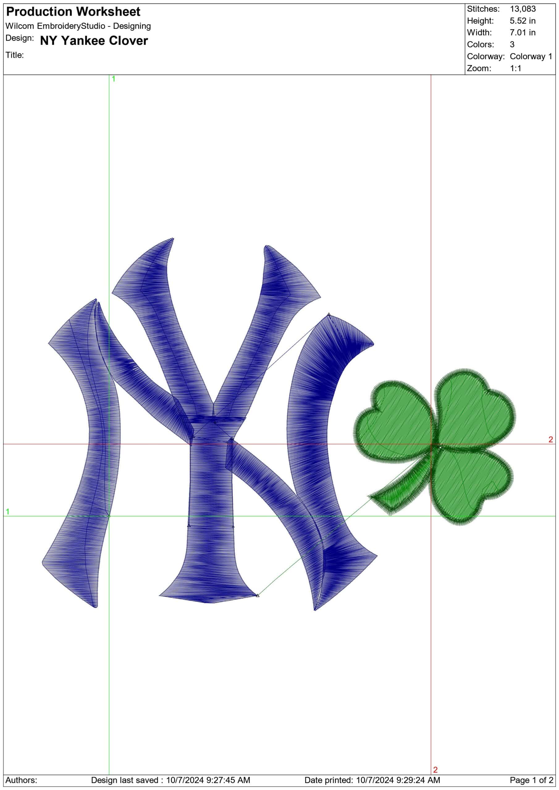 New York Yankees Clover - Major league Baseball logo - MLB embroidery machine pattern embroidery file - instant download — view 2