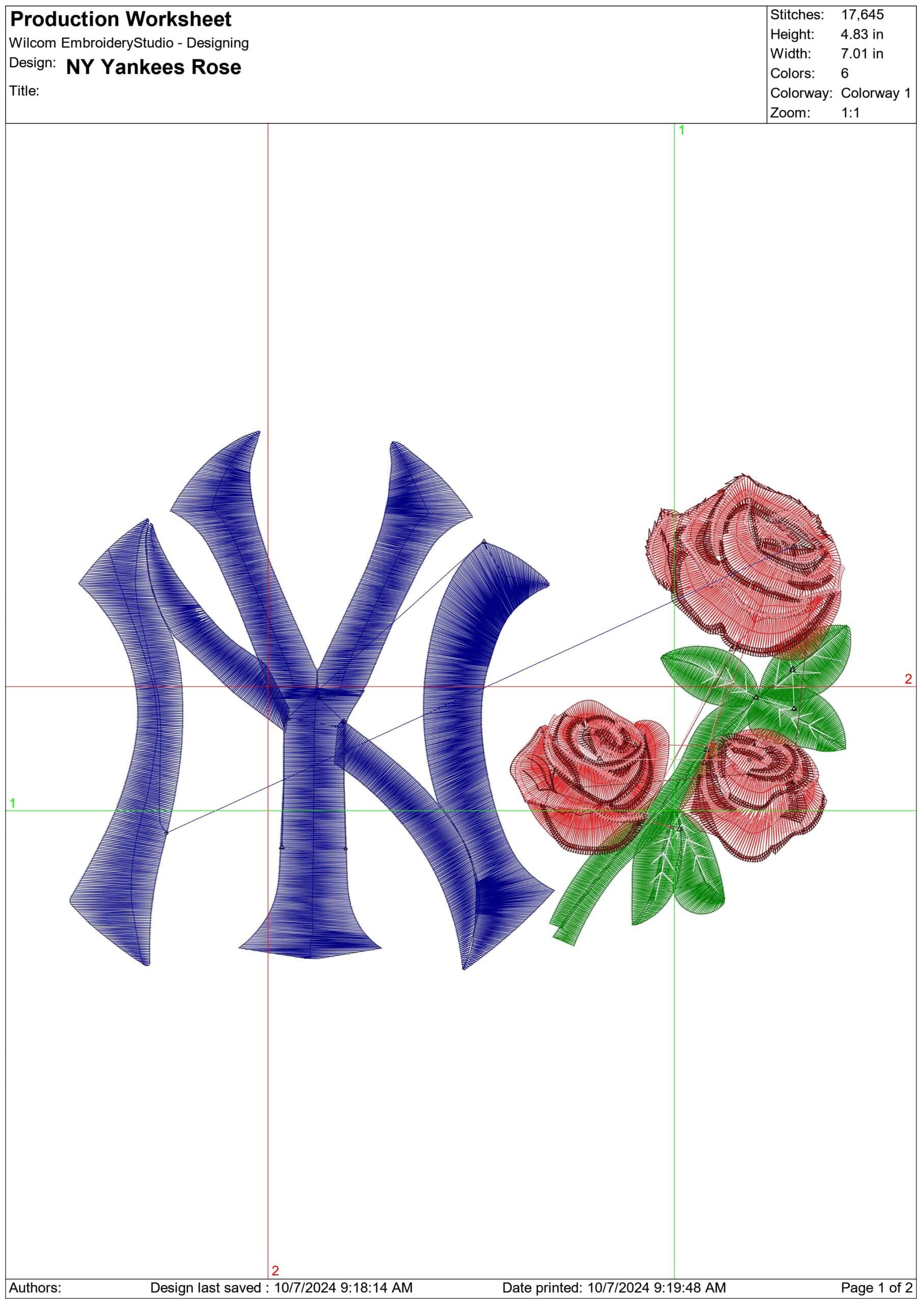 New York Yankees Roses - Major league Baseball logo - MLB embroidery machine pattern embroidery file - instant download — view 3