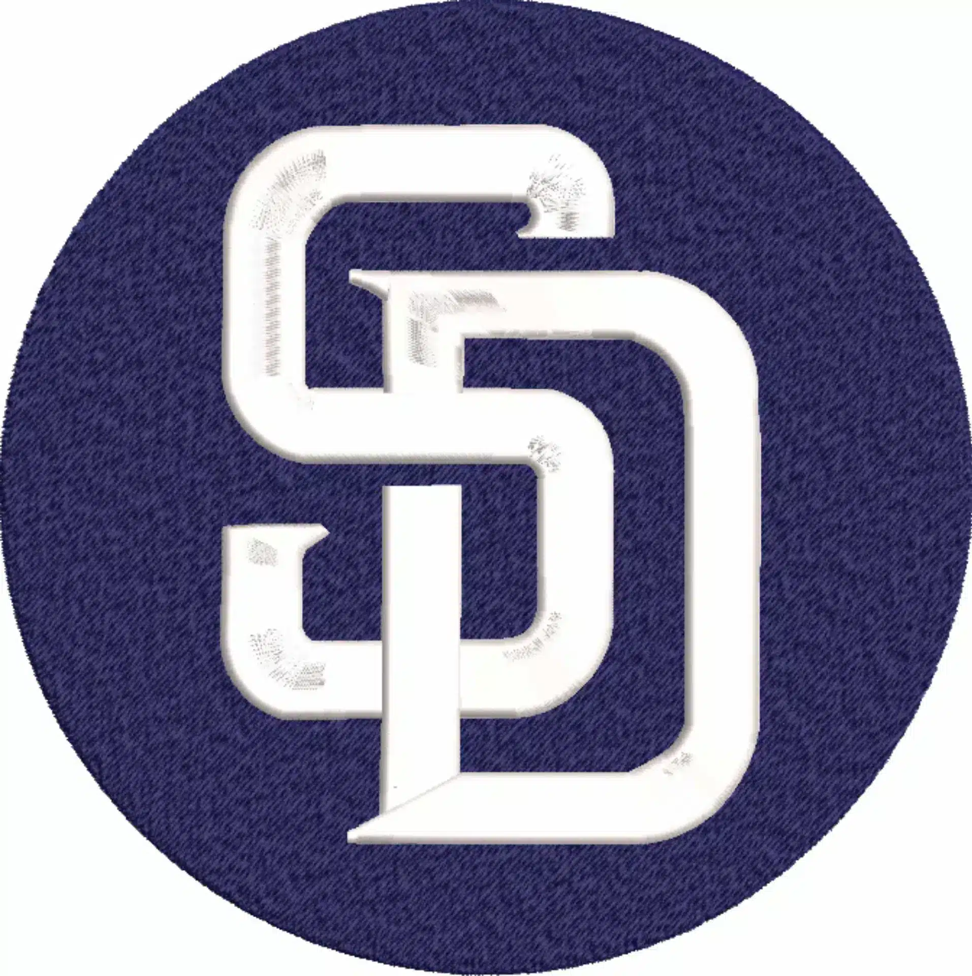 San Diego Padres Emblem - Major league Baseball logo - MLB embroidery machine pattern embroidery file - instant download