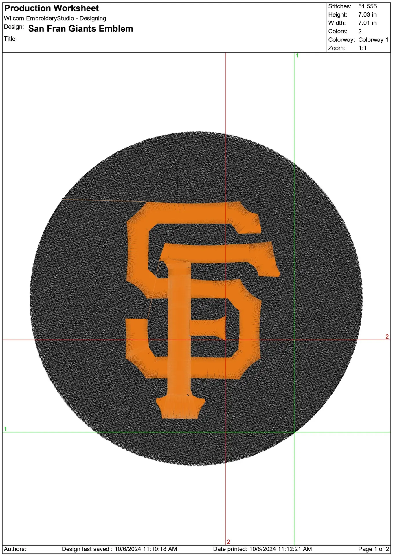 San Francisco Giants Emblem - Major league Baseball logo - MLB embroidery machine pattern embroidery file - instant download — view 2