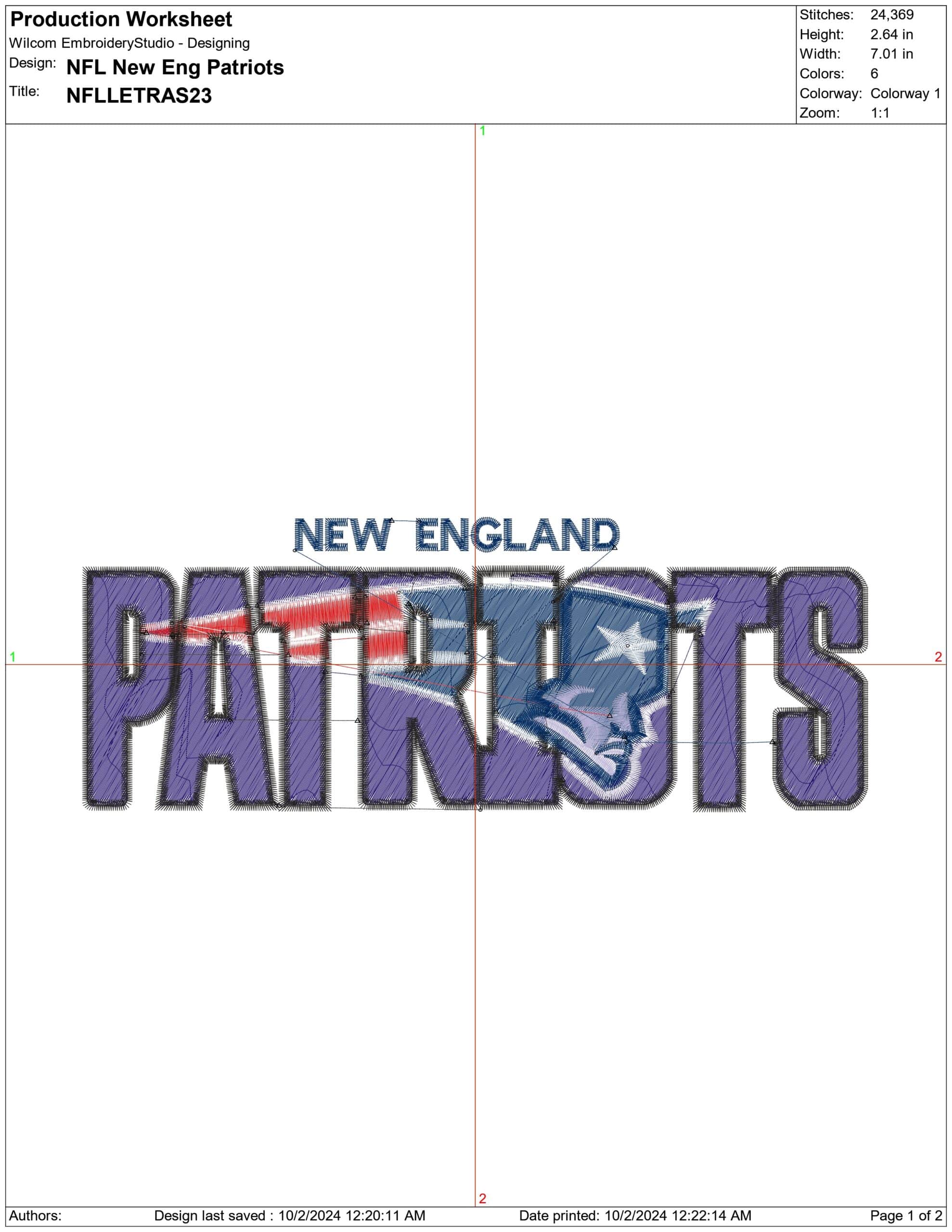 New England Patriots NFL stylised embroidery design -Gillette Stadium men's football embroidery machine pattern embroidery file - instant download — view 2