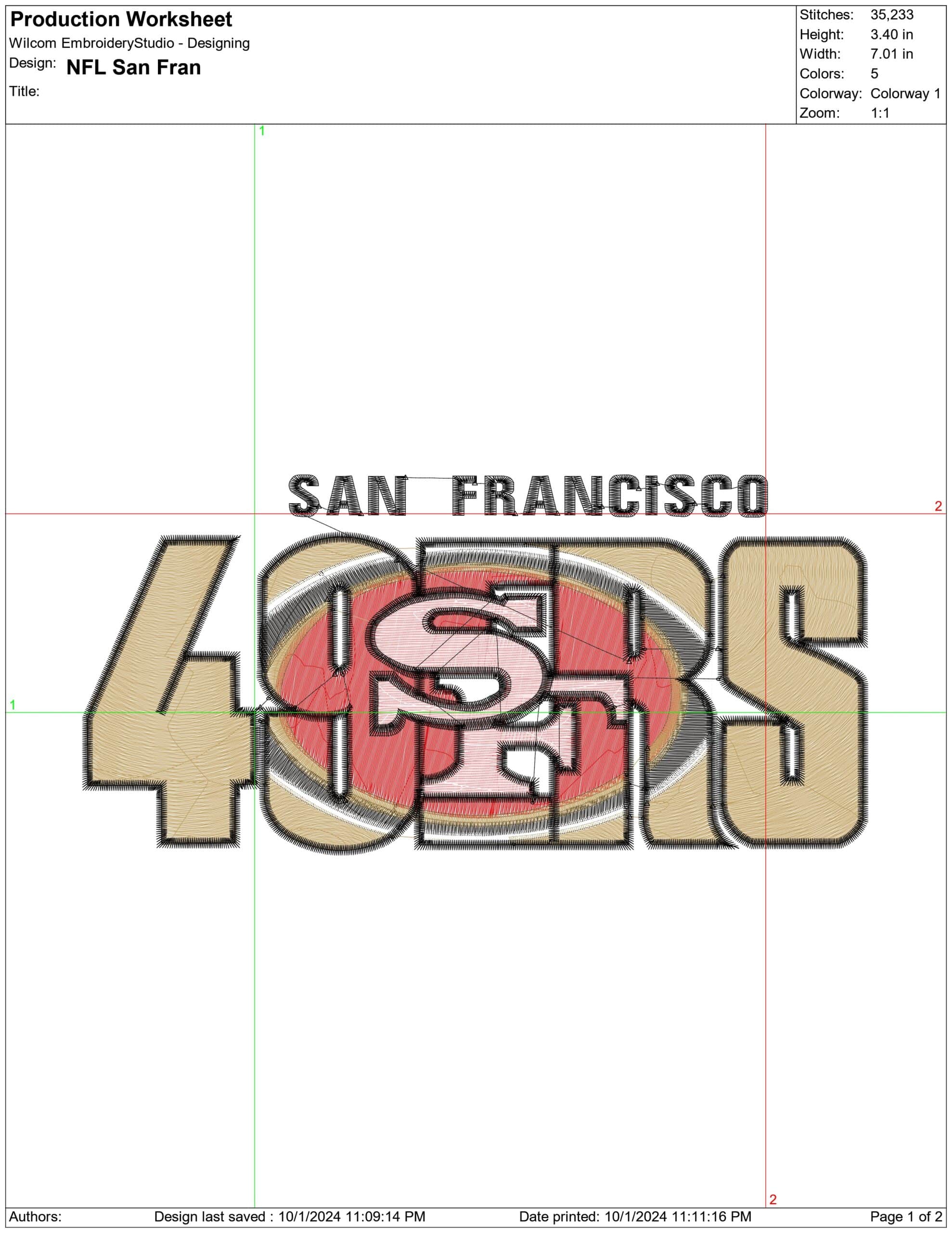 San Francisco 49ers NFL stylized embroidery design -Levi's Stadium men's football embroidery machine pattern embroidery file - instant download — view 2