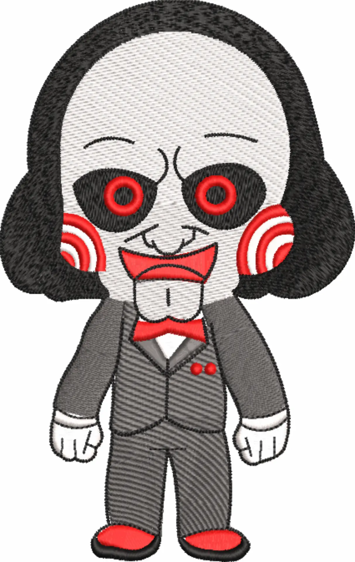 Halloween Slasher - Halloween embroidery design - embroidery file - instant download — view 3